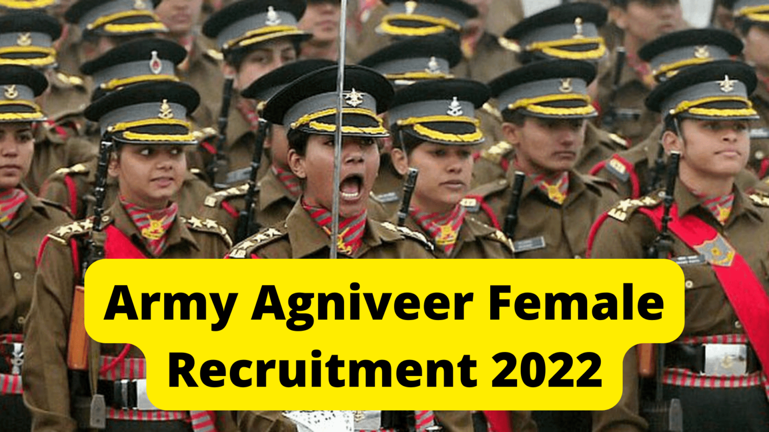 Army Agniveer Female Recruitment 2022 Notification Released For Women Military Police Wmp 1058