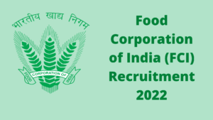 Food Corporation of India Recruitment