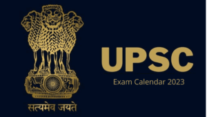 UPSC Annual Calendar 2023