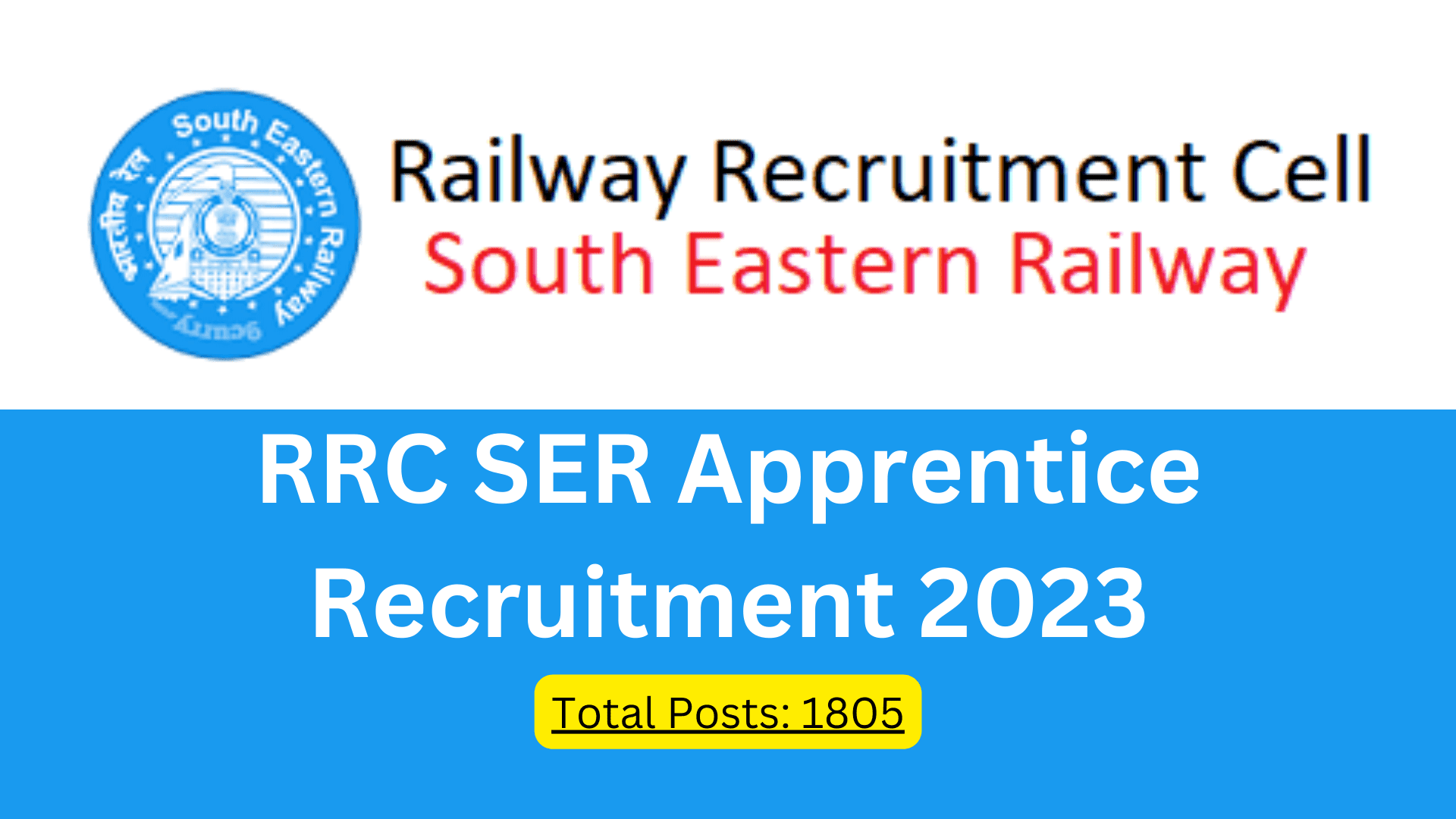 RRC SER Apprentice Recruitment 2023; Notification Released, Apply ...