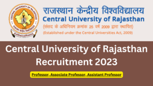Central University Recruitment 2023Central University Recruitment 2023