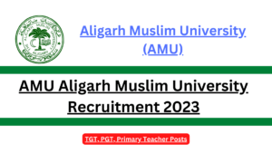 AMU Aligarh Muslim University Recruitment 2023