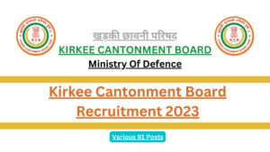 Kirkee Cantt Recruitment 2023