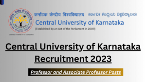 Central University of Karnataka Recruitment 2023