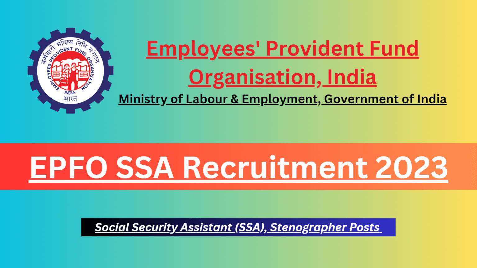 EPFO SSA Result 2023 OUT: Merit List And Cutoff PDF, Direct Link Given