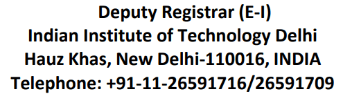 IIT Delhi Assistant Professor Recruitment 2023 Helpline