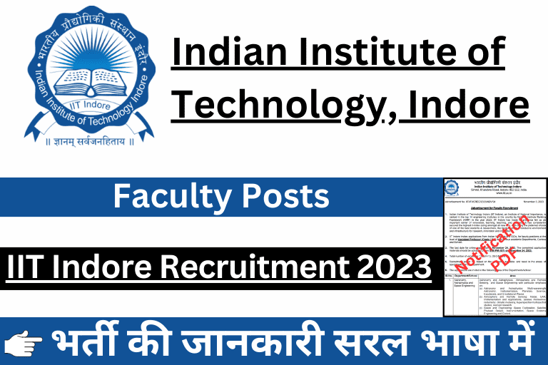 IIT Indore Assistant Professor Recruitment 2023