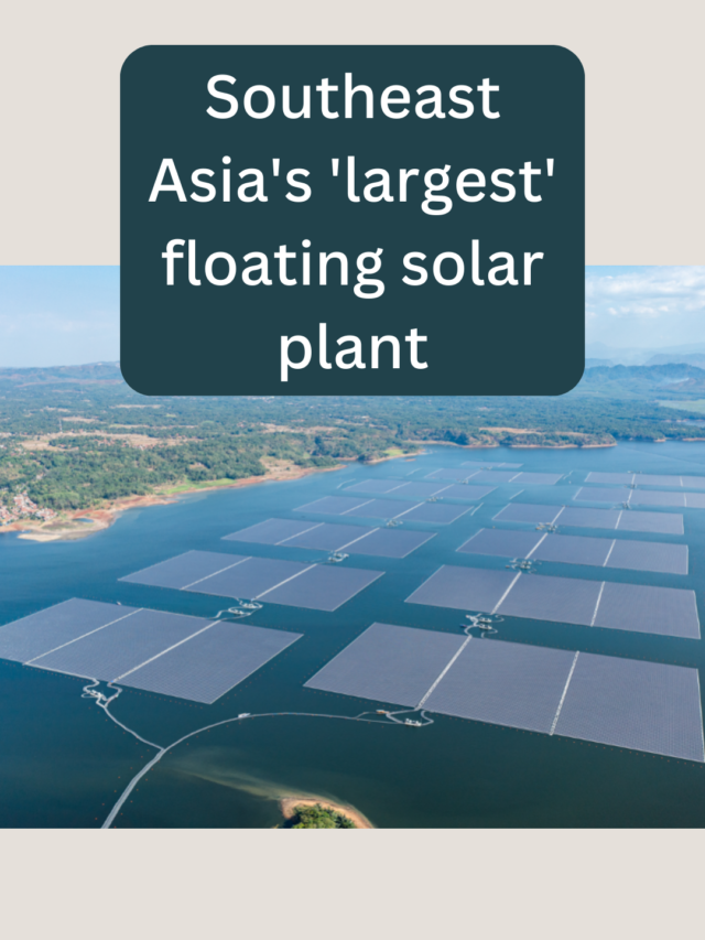 Indonesia launches Southeast Asia's 'largest' floating solar plant