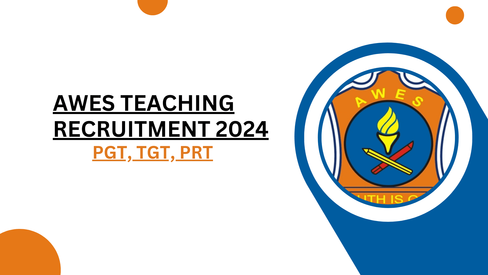 AWES Army Public School Recruitment 2024