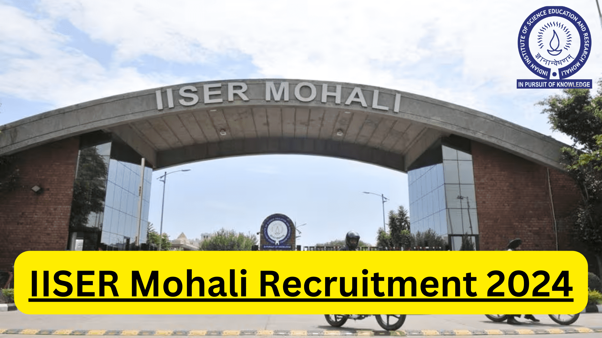 IISER Mohali Recruitment 2024 Scientific Officer Position At IISER
