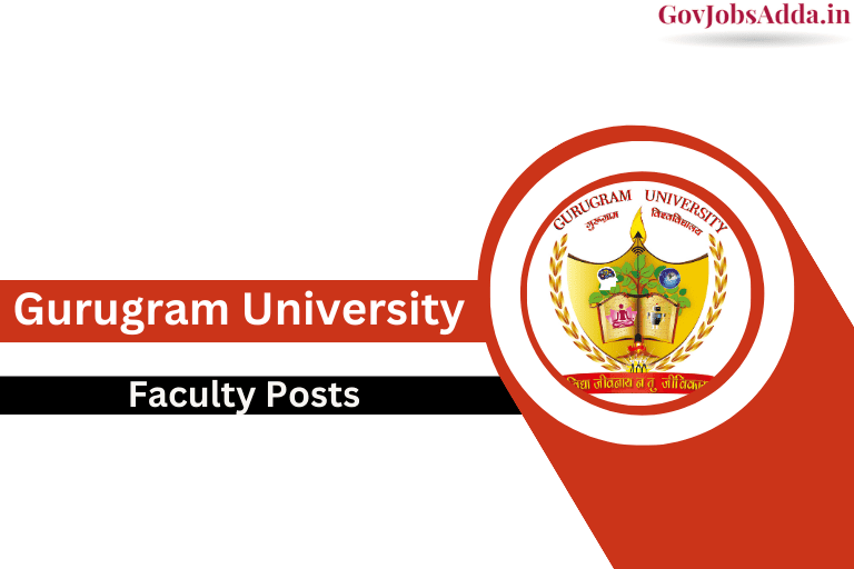 Gurugram University Faculty Recruitment 2024