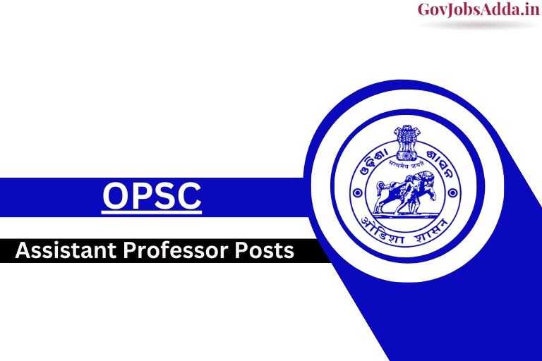 OPSC Assistant Professor Recruitment 2024