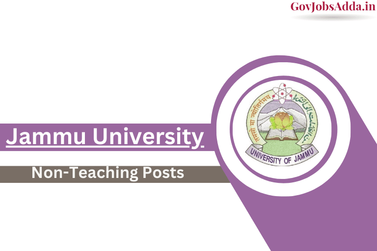 Jammu University Non-Teaching Recruitment 2024