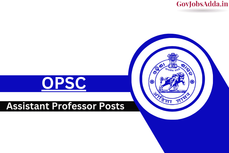 OPSC Assistant Professor Vacancy 2024