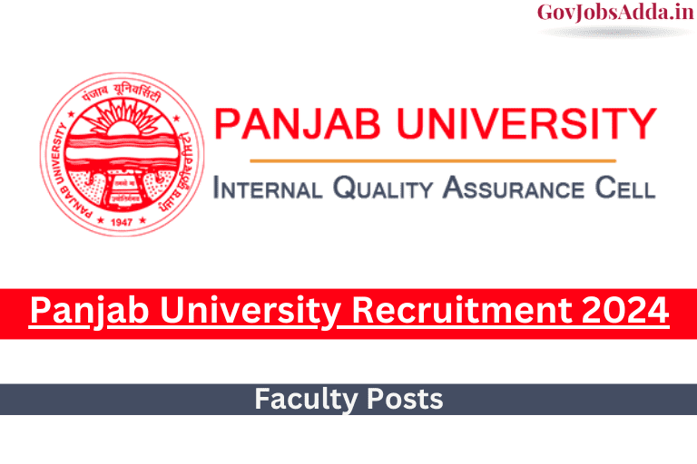 Faculty Recruitment At Panjab University, Chandigarh
