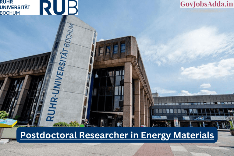Postdoctoral Researcher in Energy Materials