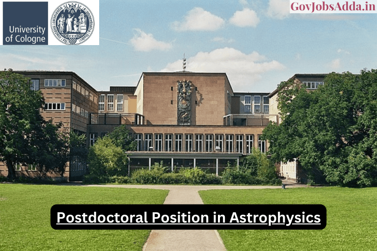 Postdoctoral position in Astrophysics