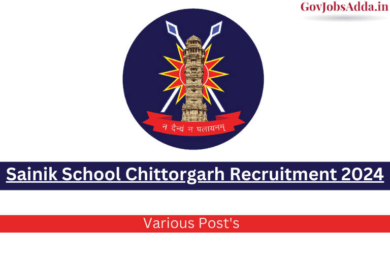 Sainik School Chittorgarh Recruitment 2024