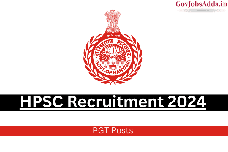 HPSC PGT Recruitment 2024