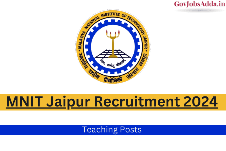 MNIT Jaipur Assistant Professor Recruitment 2024